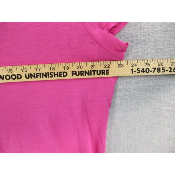 J.Crew Slub Cotton Tee Pink V-Neck T-Shirt XXL - Picture 4 of 7